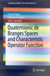 Quaternionic de Branges Spaces and Characteristic Operator Function Miniatura
