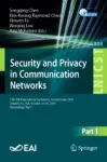 Security and Privacy in Communication Networks Miniatura