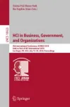 HCI in Business, Government, and Organizations Miniatura