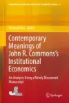 Contemporary Meanings of John R. Commons's Institutional Economics Miniatura