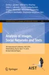 Analysis of Images, Social Networks and Texts Miniatura