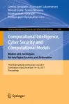 Computational Intelligence, Cyber Security and Computational Models. Models and Techniques for Intelligent Systems and Automation Miniatura