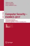 Computer Security – ESORICS 2017 Miniatura