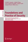 Foundations and Practice of Security Miniatura