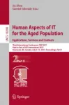 Human Aspects of IT for the Aged Population. Applications, Services and Contexts Miniatura